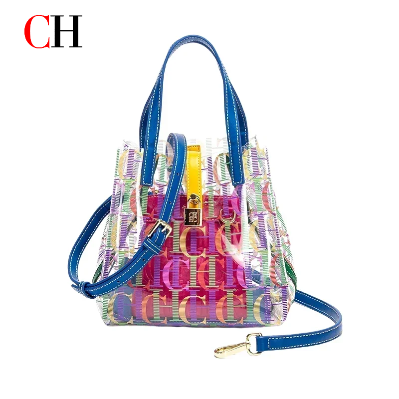 Wallets - Bolsa Tote Transparente de PVC Feminina
