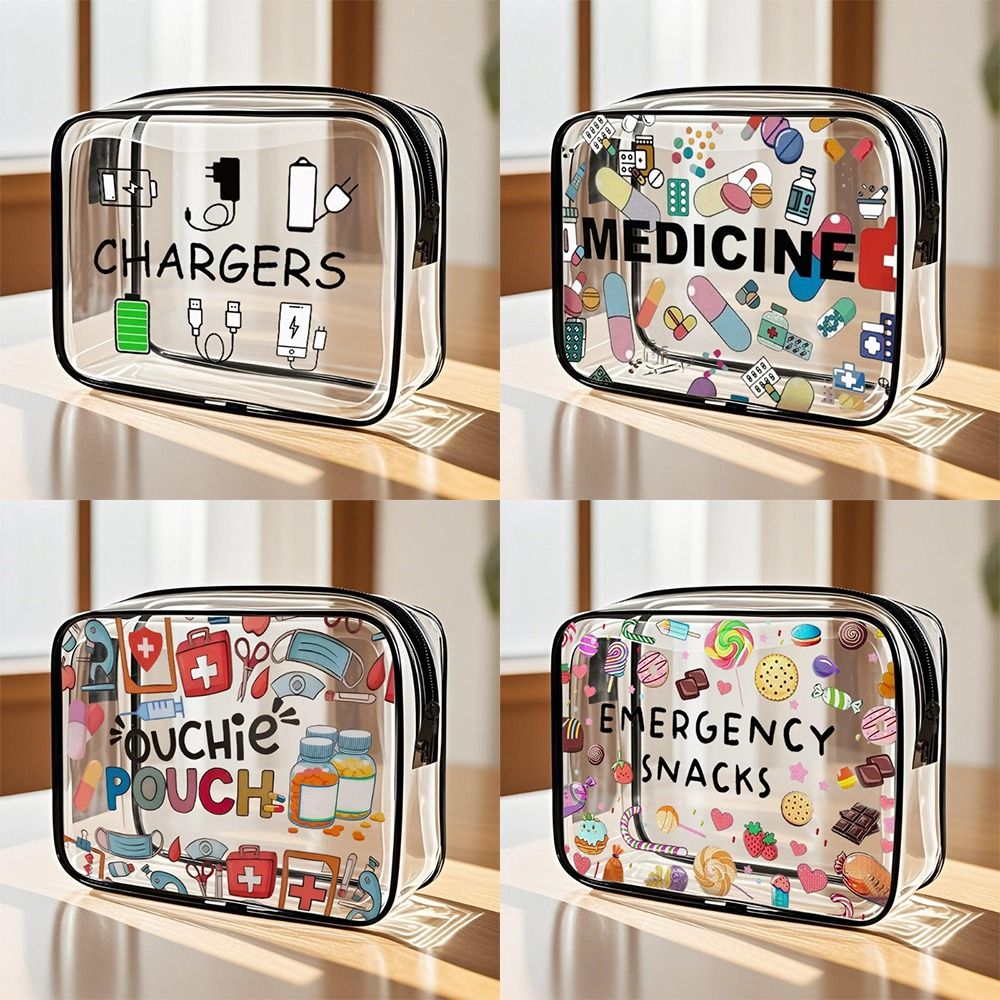 Cosmetic Bags - Bolsa de maquiagem moderna e espaçosa,