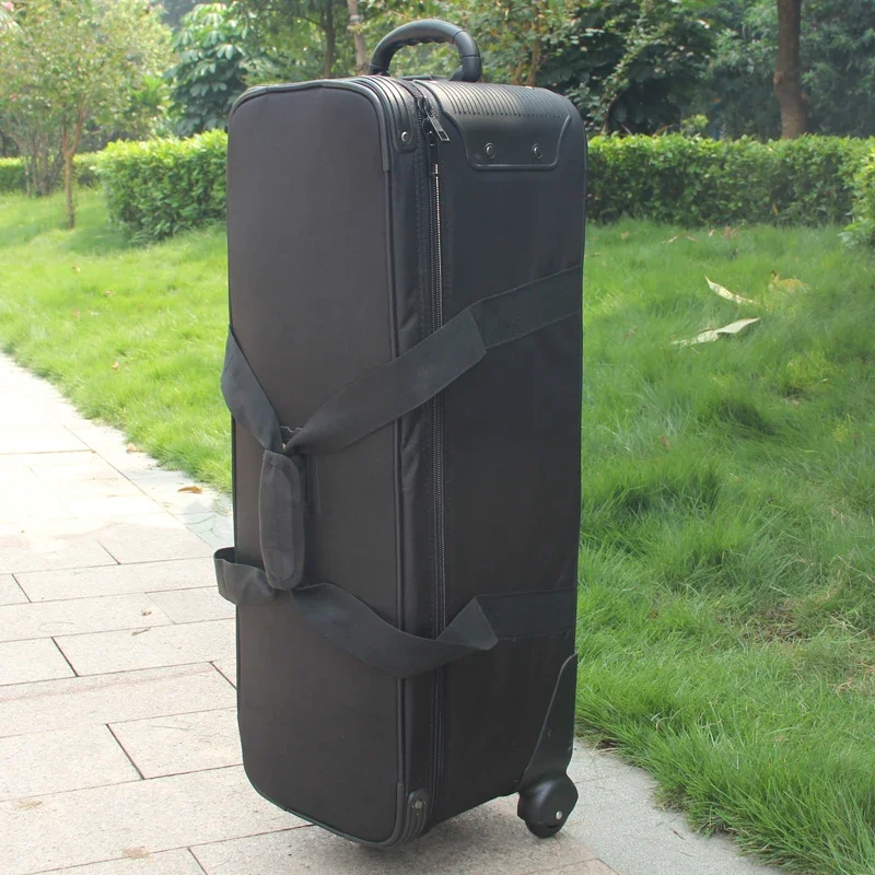 Foldable Rolling Luggage Bag - Lâmpadas fotográficas armazenamento rolando bagagem carrinho