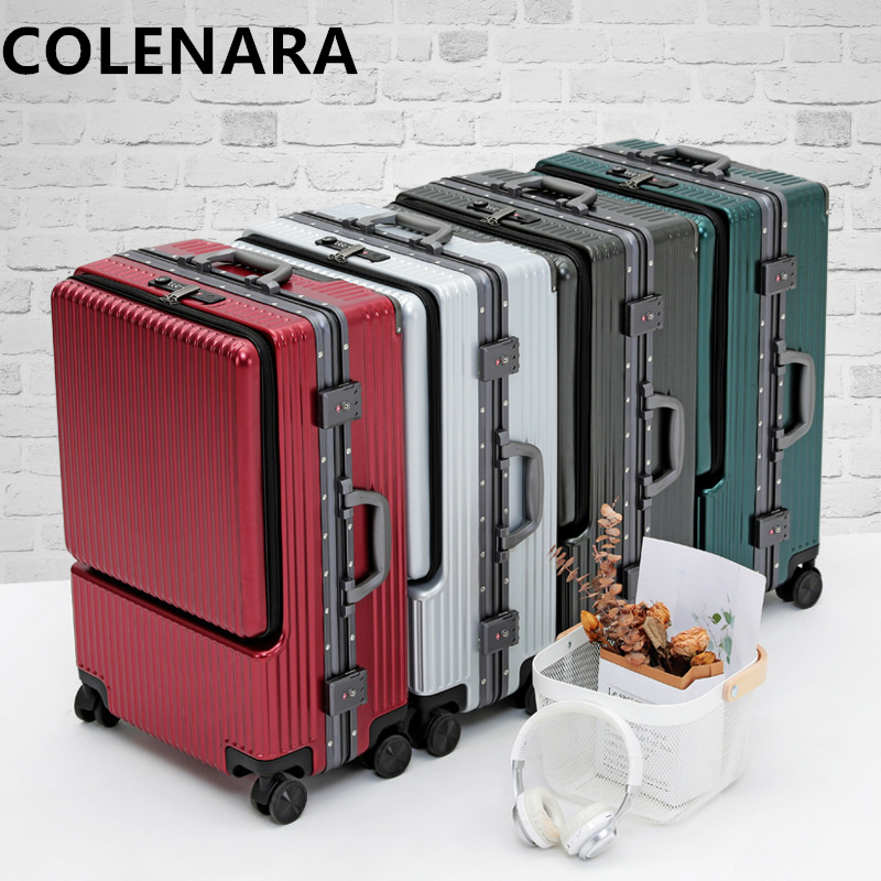 Mala de cabine com abertura fr - Spinner Wheel Rolling Suitcase 20 Inch avaliação e preço