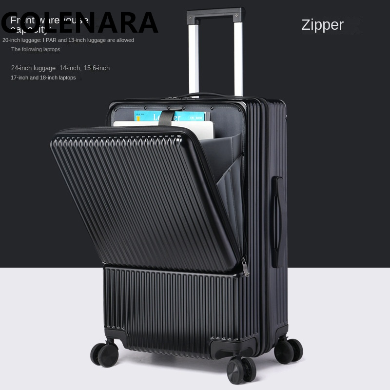 Mala de cabine com abertura fr - Spinner Wheel Rolling Suitcase 20 Inch avaliação e preço