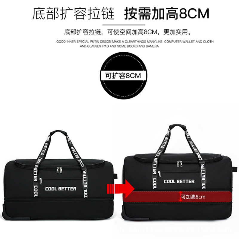 Mala de Viagem com Rodas de Gr - Foldable Rolling Luggage Bag avaliação e preço