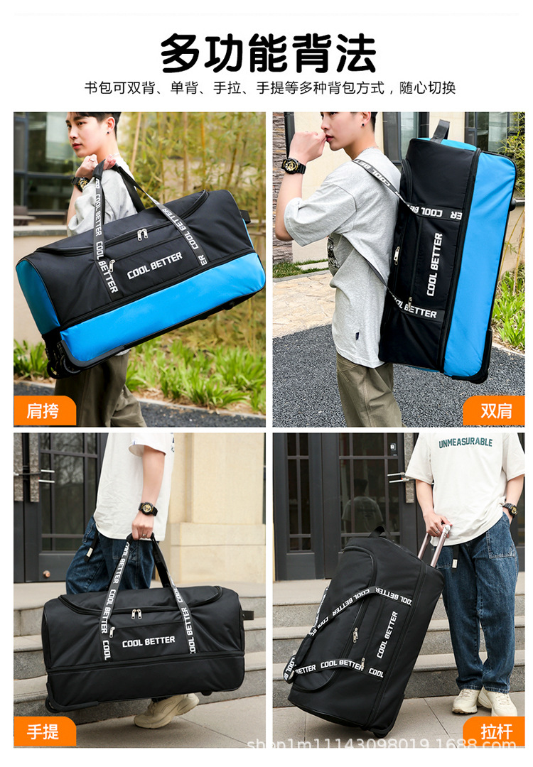 Mala de Viagem com Rodas de Gr - Foldable Rolling Luggage Bag avaliação e preço