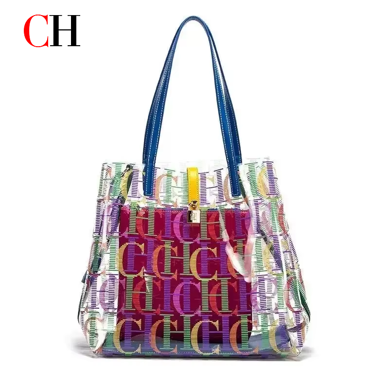Bolsa Tote Transparente de PVC - Wallets avaliação e preço