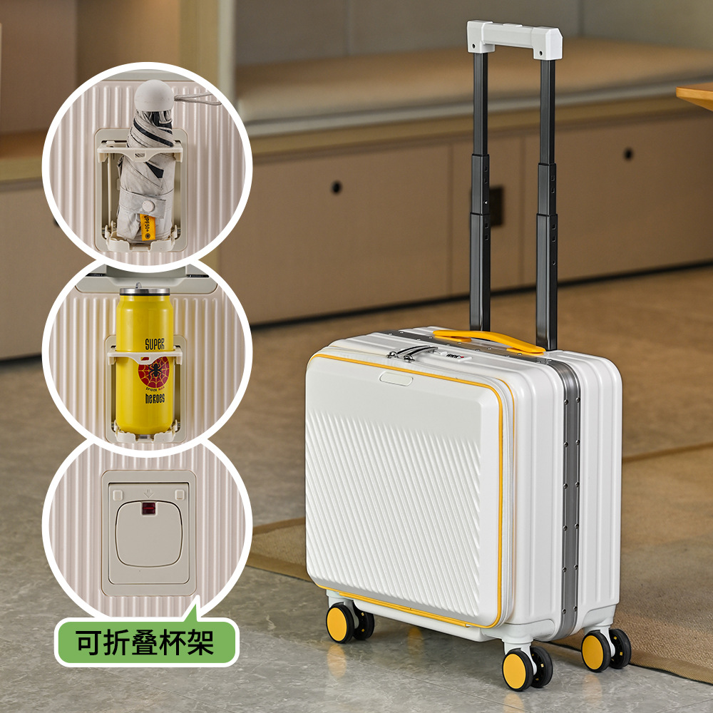 Mala de Viagem com Abertura Fr - Aluminum Frame Carry On Luggage avaliação e preço