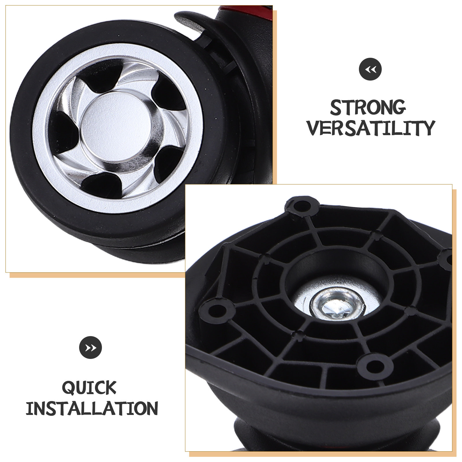 Conjunto de Rodas de Substitui - Silent Replacement Luggage Wheels avaliação e preço