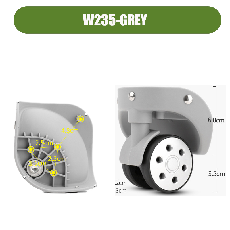 Rodas de substituição para bag - Silent Replacement Luggage Wheels avaliação e preço