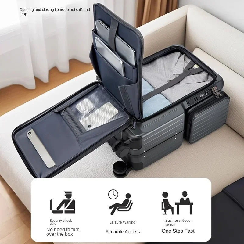 Mala de cabine com abertura fr - Spinner Wheel Rolling Suitcase 20 Inch avaliação e preço