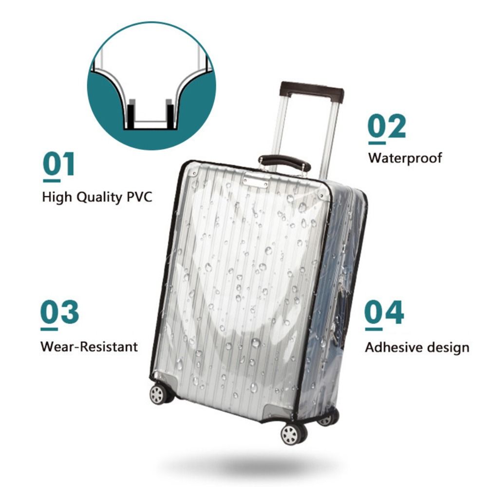 Capa protetora transparente de - Waterproof Suitcase Cover Protector avaliação e preço
