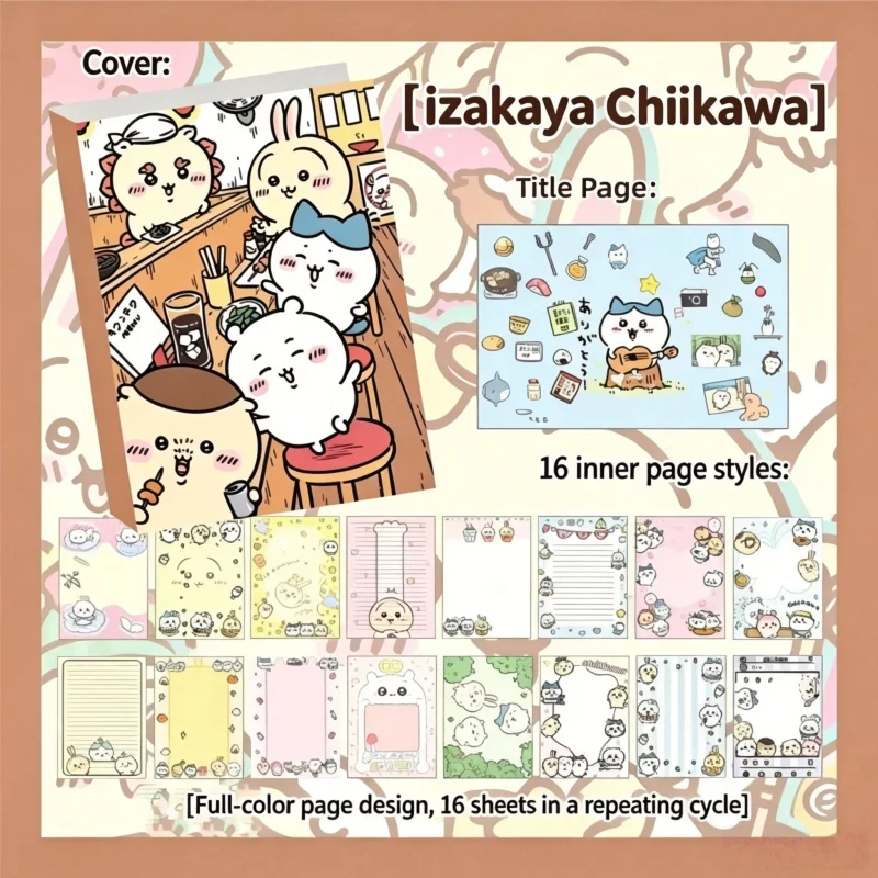 Caderno Fofo Chiikawa, 80 Folh - Handbags avaliação e preço